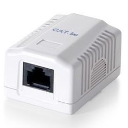 EQUIP WALLBOX, CAT5E UTP 1-PORT