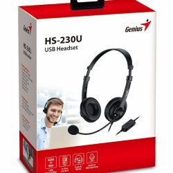 GENIUS HEADSET HS-230U USB HEADBAND