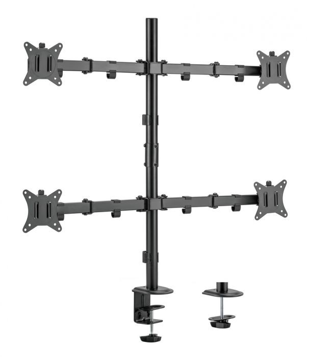EQUIP, DESK 17"-32" QUAD MONITOR MOUNT