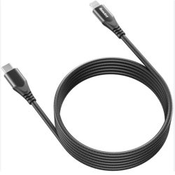 HUNTKEY CAB USB-C TO LIGHTNING BLACK