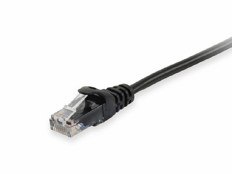 EQUIP CABLE, NET/W CAT5E PATCH 1M BLACK