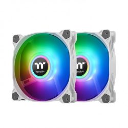 TT FAN, PURE DUO 12 ARGB 2PK WHITE