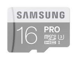 SAMSUNG PRO MICRO SD 16 GB SDHC CLASS10*
