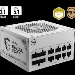 MSI POWER SUPPLY A850GL PCIE5 80+ GO WHI