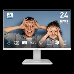 MSI 24" 100HZ FHD PRO MONITOR WHITE