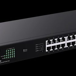 TENDA SWITCH, ETHERNET16-PORT POE 150W