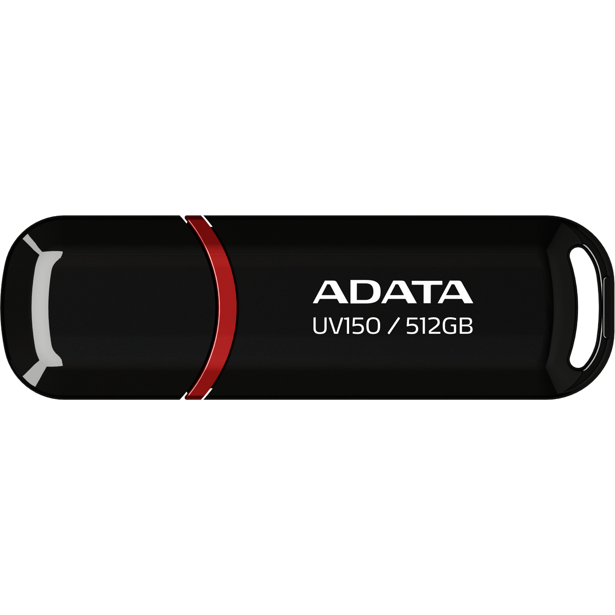 ADATA UV150 USB 3.2 512GB SNAP CAP BLACK - Image 2