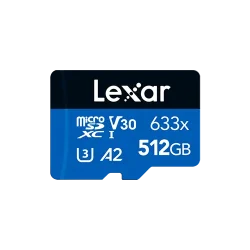 LEXAR BLU 512GB MICROSDXC C10 A1 V30 U3