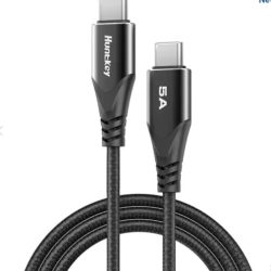 HUNTKEY CAB USB-C TO USB-C 5A/100W BLACK