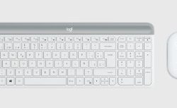 LOGITECH WIRELESS COMBO MK470 SLIM WHITE