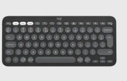 LOGITECH KEYBOARD WIRED K380S PEBBLE BLK