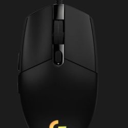 LOGITECH MOUSE WIRED G203 LIGHTSYNC BLAC