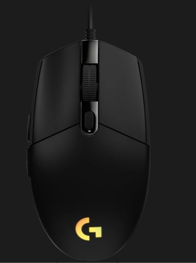 LOGITECH MOUSE WIRED G203 LIGHTSYNC BLAC