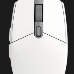 LOGITECH MOUSE WIRED G203 LIGHTSYNC WHIT