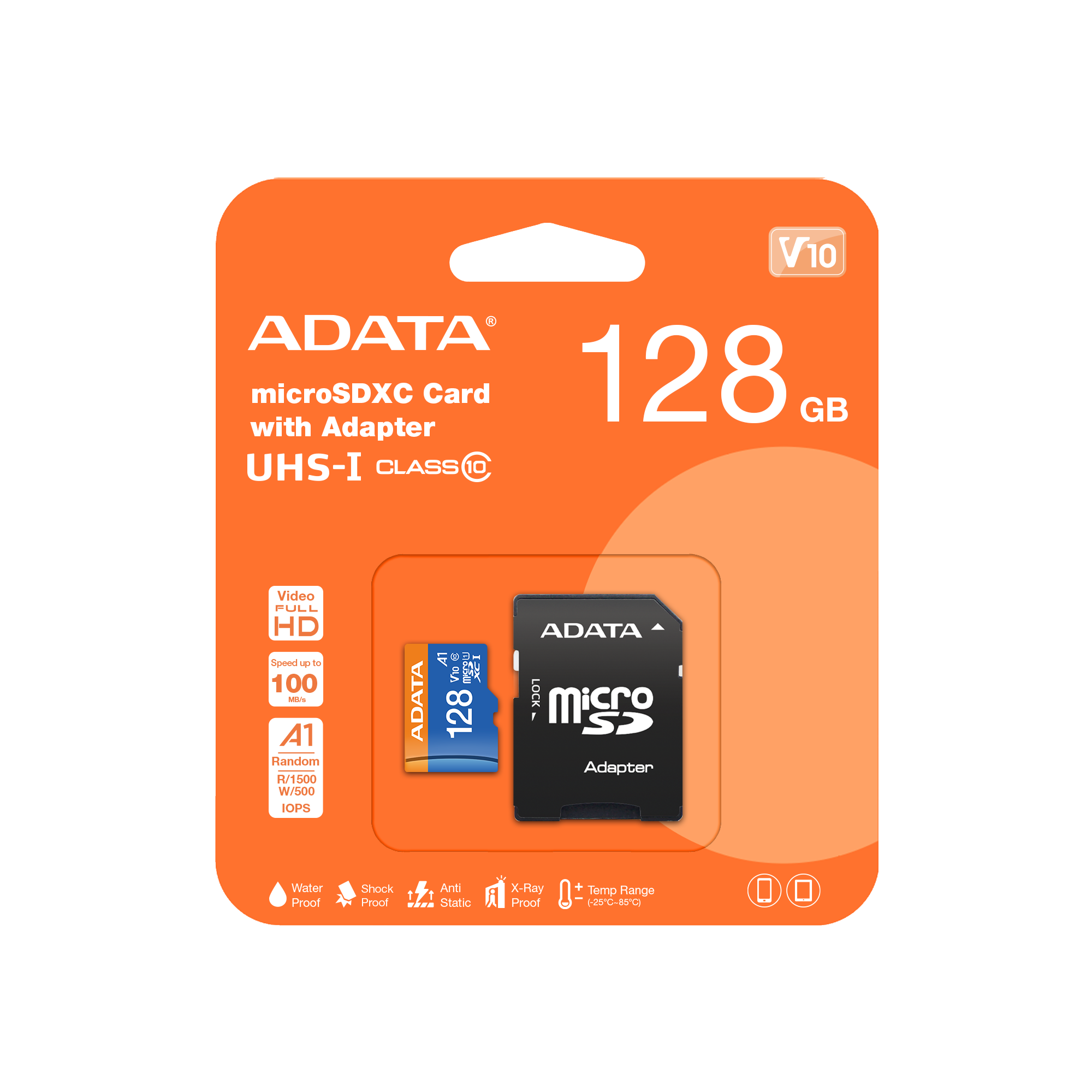 ADATA MICRO SDXC 128GB CL10 V10 A1 W/A - Image 4