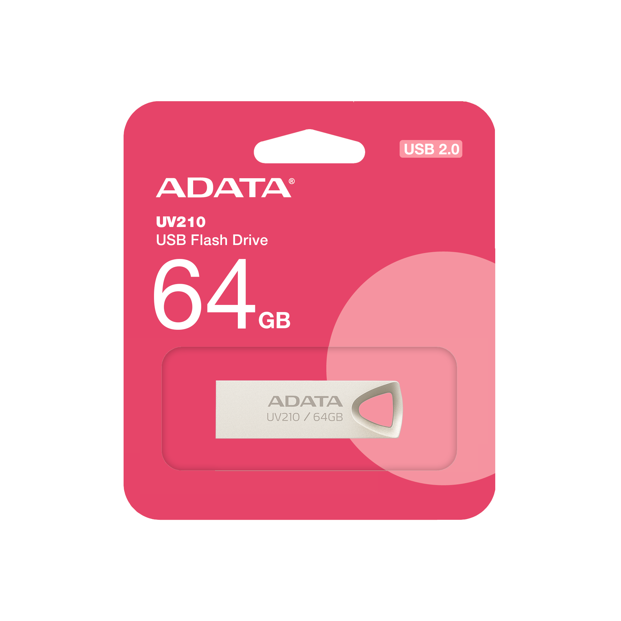 ADATA USB 2.0 METAL 64GB GOLD - Image 2