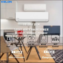 KELON MIDWALL, 18K BTU INV FRONT PANEL