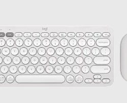 LOGITECH WIRELESS COMBO PEBBLE 2 WHITE