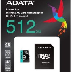 ADATA MICRO SDXC 512GB UHS-I U3 V30 CL10